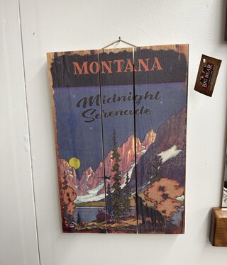 Classic Outdoor Magazines #21 Midnight Serenade 12x18 Wood Sign