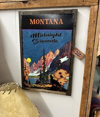 Classic Outdoor Magazines #21 Midnight Serenade 16x24 Metal/Wood