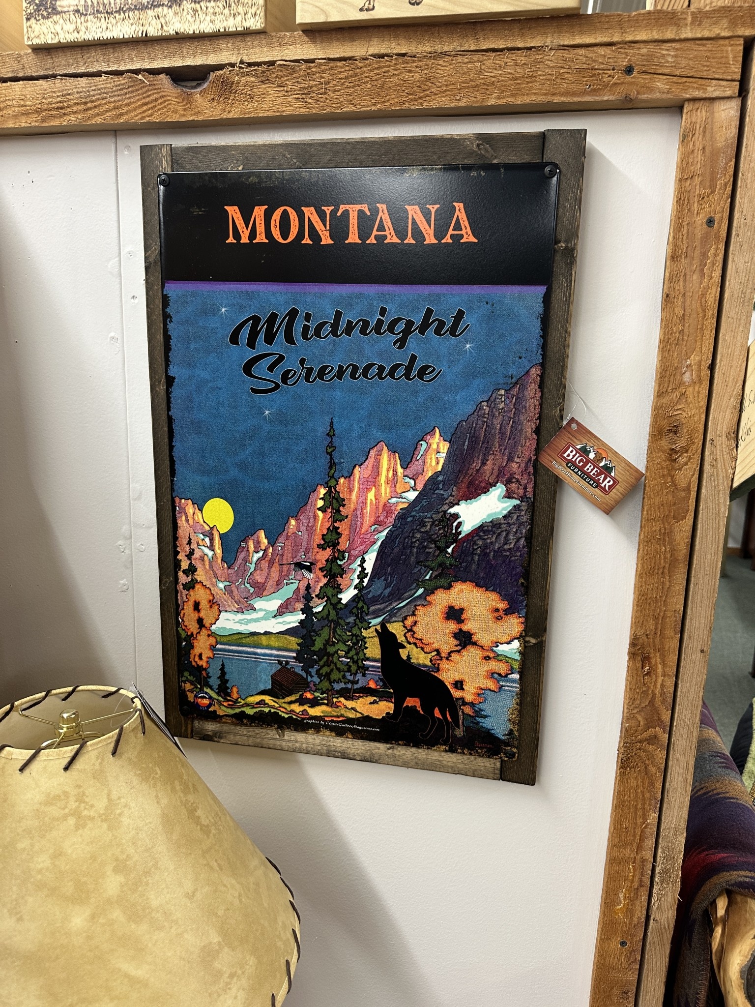 Classic Outdoor Magazines #21 Midnight Serenade 17x26 Metal/Wood