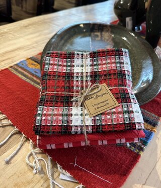 Park Design Flurry Friends 4pc Dishtowel/Washcloth Set