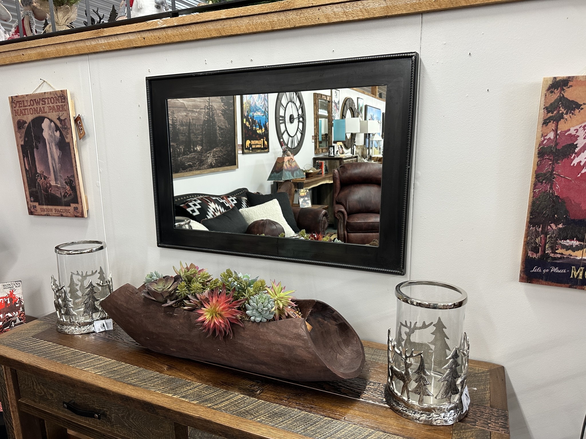 juliann Handforged Metal Mirror 24x36