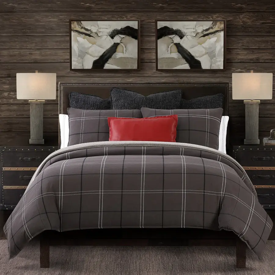 Hiend Heath 3 pc Comforter Set - QUEEN