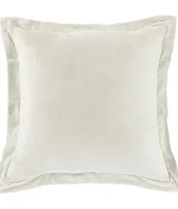 Hiend Stella Velvet Ruffled Euro Sham ONLY- Stone