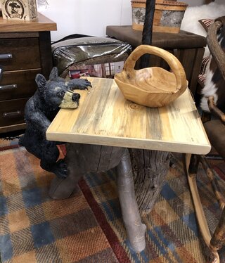 MCE Industries Pintlar Range Small Table w/Bear