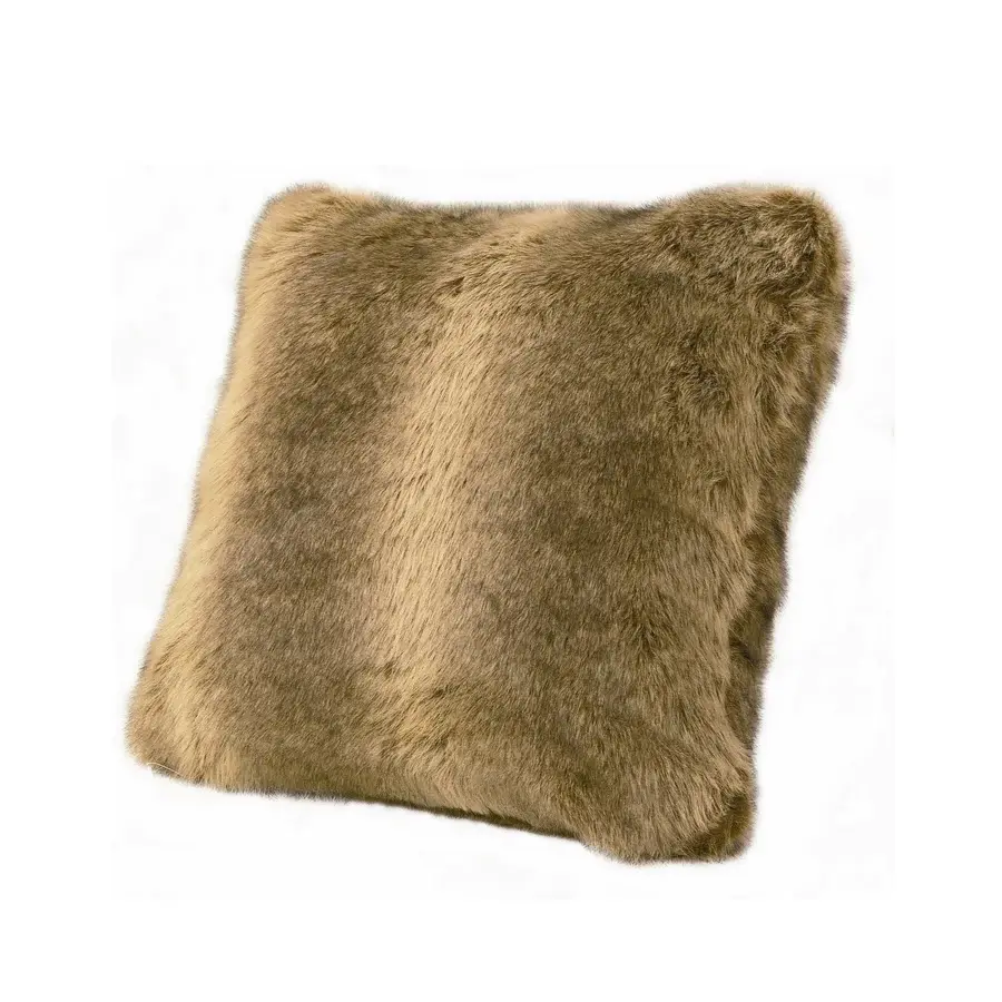 Hiend Wolf (Faux) Throw Pillow  18x18