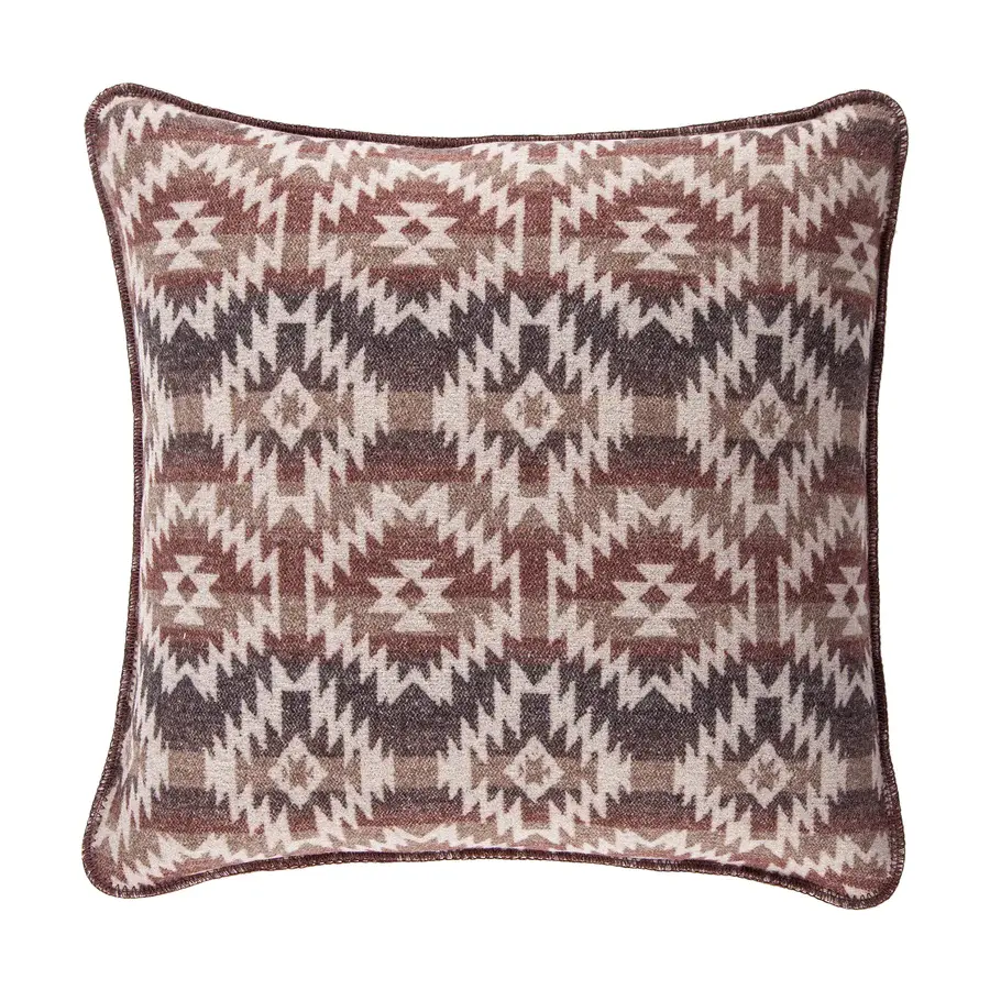 Hiend Mesa Wool Blend Square Pillow 22x22