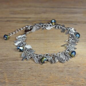 cool water jewelry BLC3-211 Flower Market Leaf Chain Bracelet