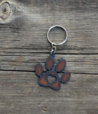 cool water jewelry KC33 Dog Paw Key Ring cool water jewelry KC33 Dog Paw Key Ring
