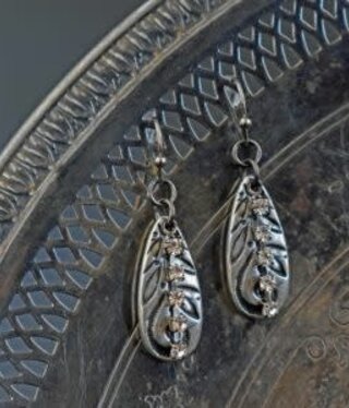 cool water jewelry EW576-50 Earrings: Ice Caverns Rhinestone Chain Teardrop cool water jewelry EW576-50 Earrings: Ice Caverns Rhinestone Chain Teardrop