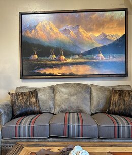 Colt Idol "Valley of the Protector" Framed 84W x 52H