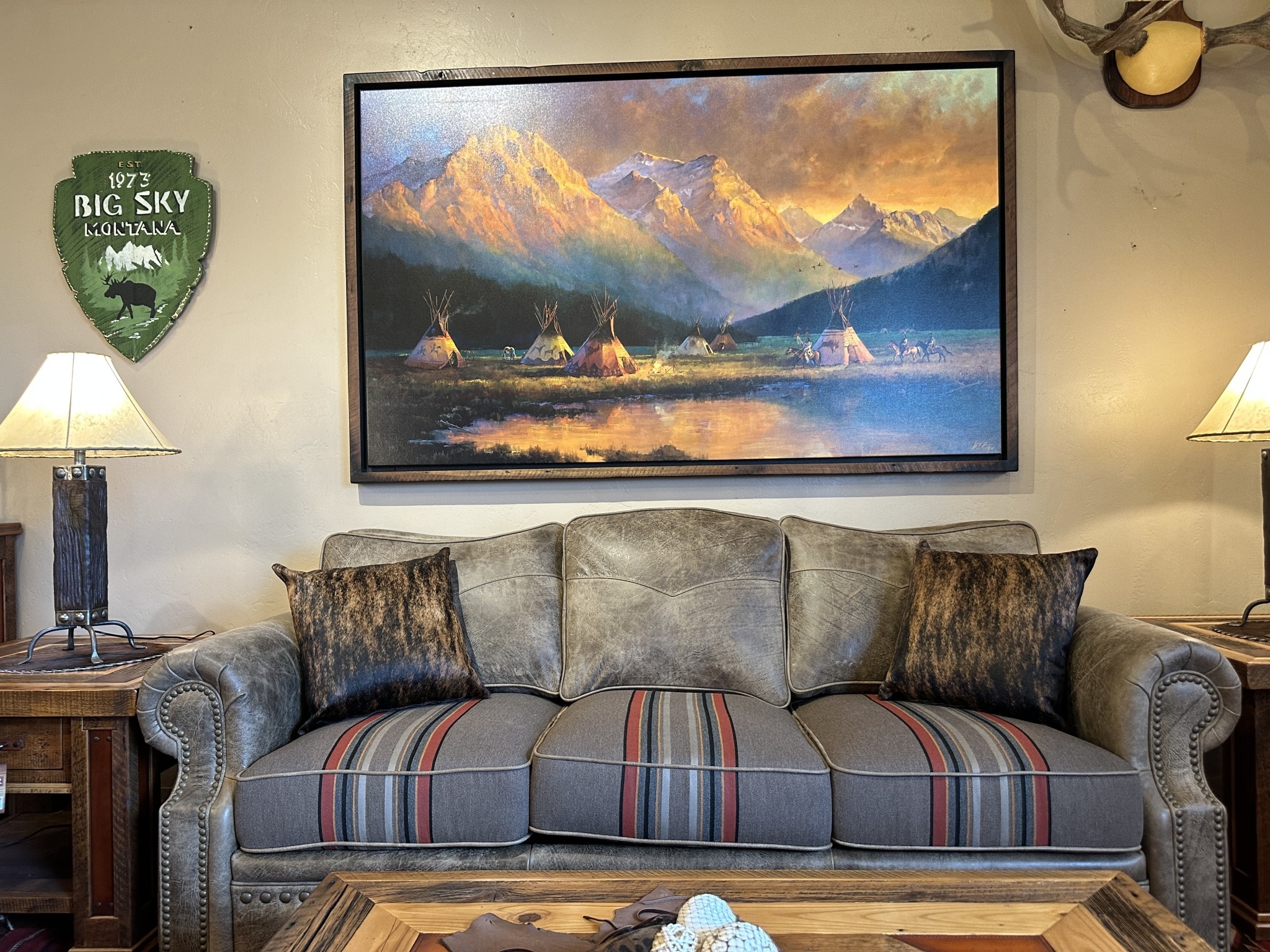 Colt Idol "Valley of the Protector" Framed 84W x 52H