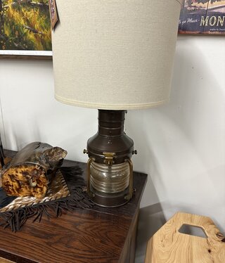 Crestview Copper Lantern Table Lamp