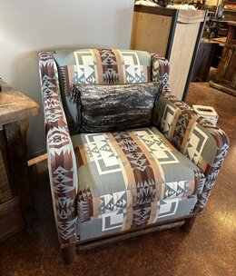 Old Hickory Jenny Lake Club Chair 38Wx35Dx35H