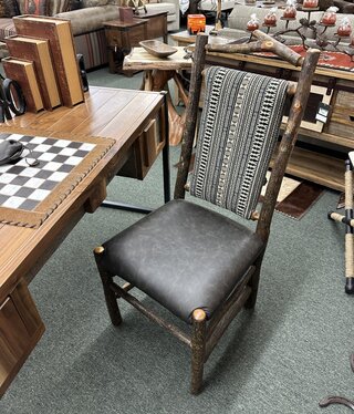 Old Hickory Wilderness Side Dining Chair (Fabric back)