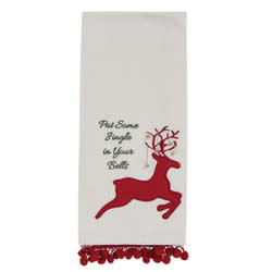 Park Design Reindeer Jingle Dishtowel