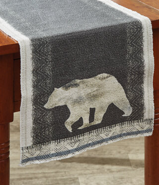 Park Design Into the Woods BEAR Table Runner 13x54