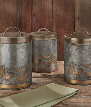 Park Design Foresters Canisters Set of 3