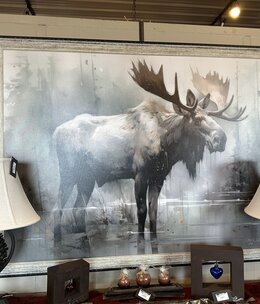 TAC Moose in the Dusk  65x50.5