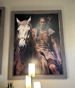 TAC The Noble Rider (Seated on Horse) 52 x 67