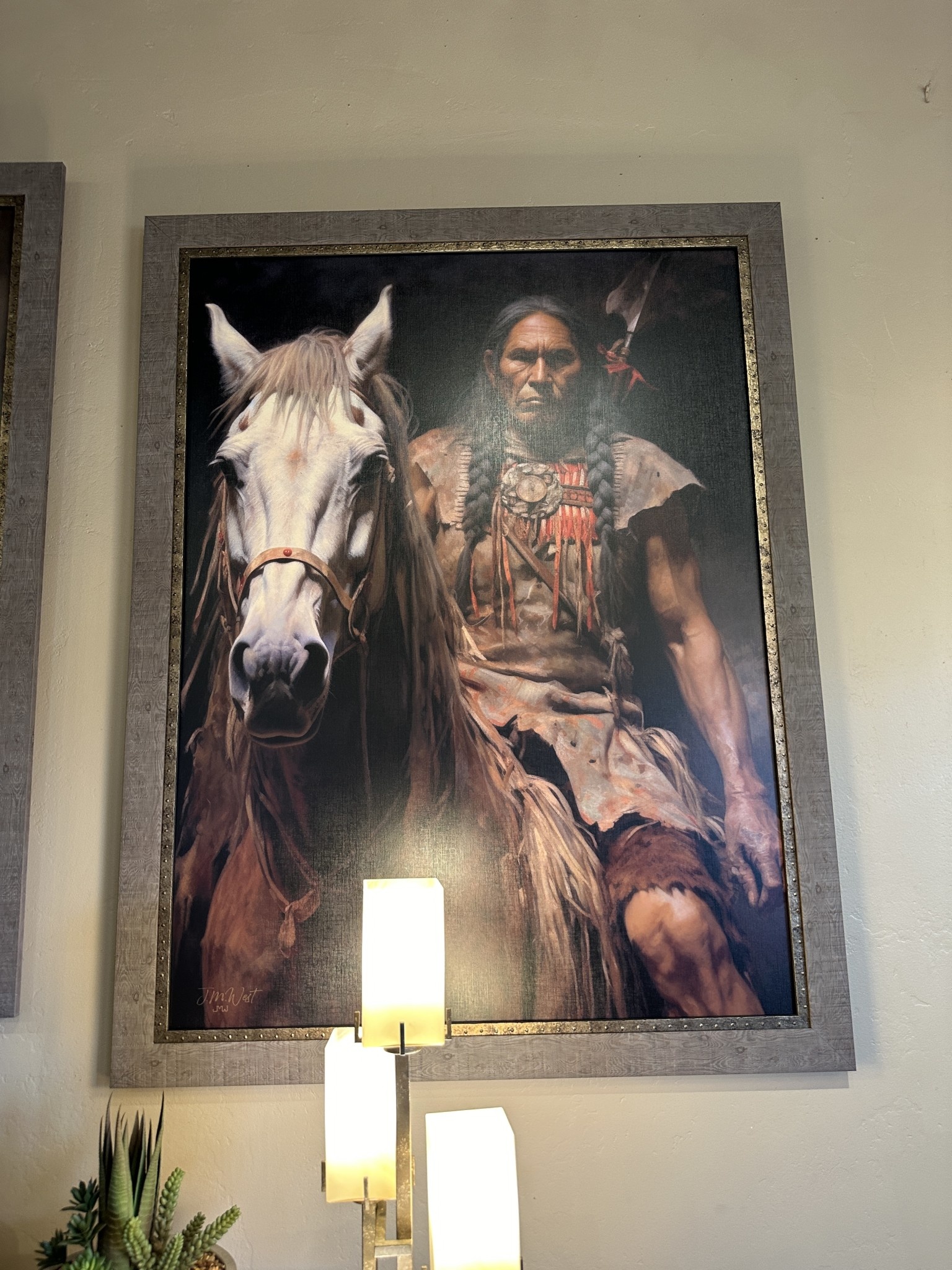 TAC The Noble Rider (Seated on Horse) 52 x 67