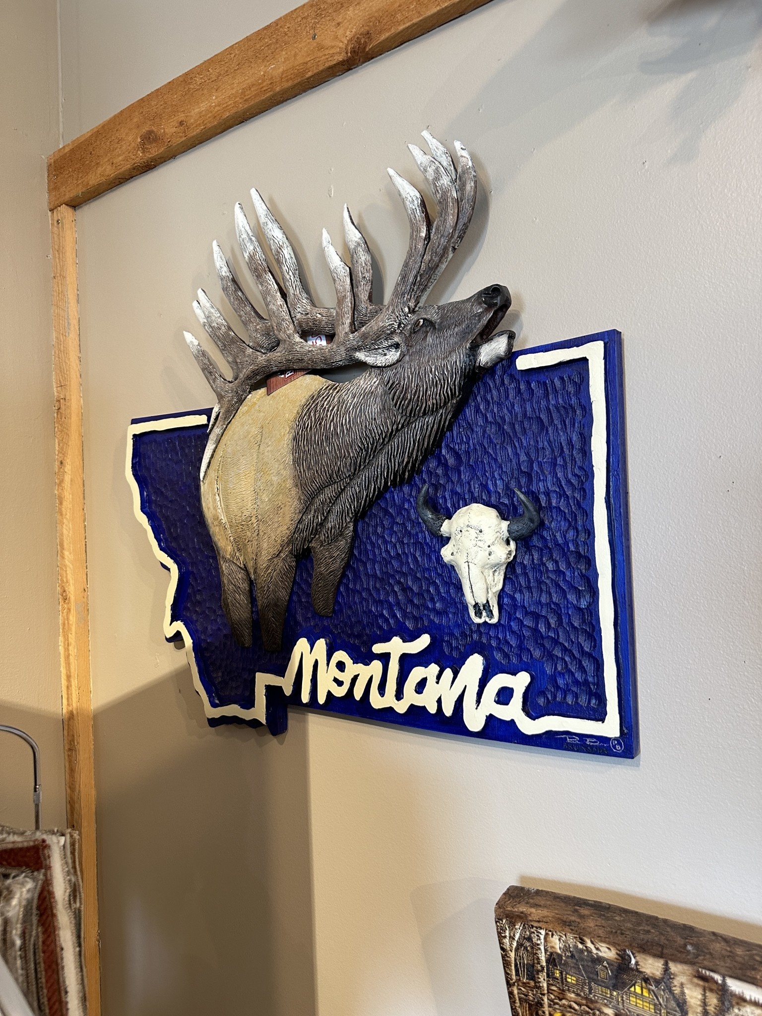 MCE Industries Montana Elk Wall Art - SMALL
