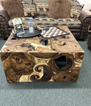 Crestview Borneo Suar Coffee Table 39x39x20