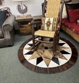 Gaucho Round 16pt Star 60" Rug