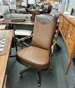 MCE Industries Leather Upholstered Office Chair (MCE) MCE Industries Leather Upholstered Office Chair (MCE)