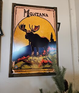 Classic Outdoor Magazines #12 Montana Moose 16x24 Metal/Wood