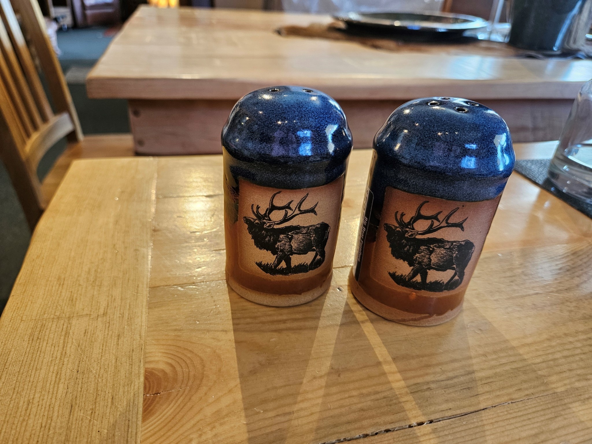 Always Azul Pottery Salt & Pepper Shake Set