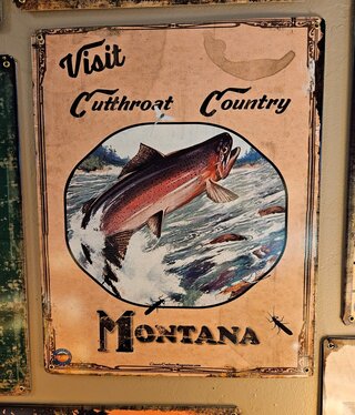 Classic Outdoor Magazines #2 Cutthroat Country 12x15 Metal Sign