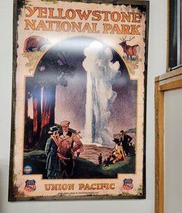 Classic Outdoor Magazines #11 Overland to Yellowstone National Park 24x36