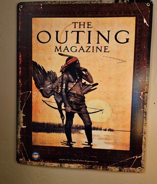 Classic Outdoor Magazines #24 1907 Outing 12x15 Metal Sign
