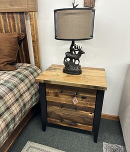 Urban Barnwood Barnwood Uptown 3 Dwr Nightstand 28x20x30