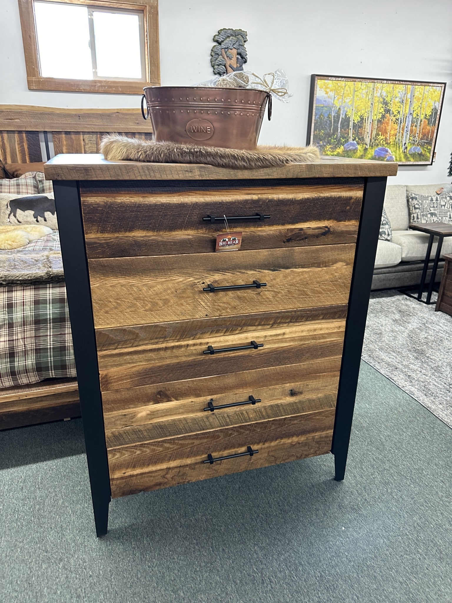 Urban Barnwood Barnwood Uptown 5 Dwr Chest 42x23x52