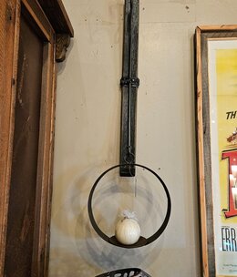 Artisans Swinging Tequila Stave Wall Candle Holder w/candle*****