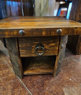 Artisans Tequila Lateral Side Table 24x24x18