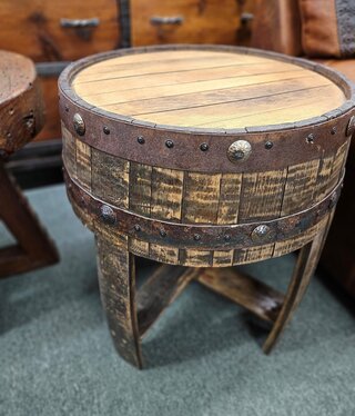 Artisans Tequila Barrel Table