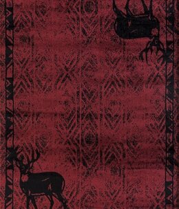 United Weavers Woodside Red/Deer 5'3x7'2 Rug