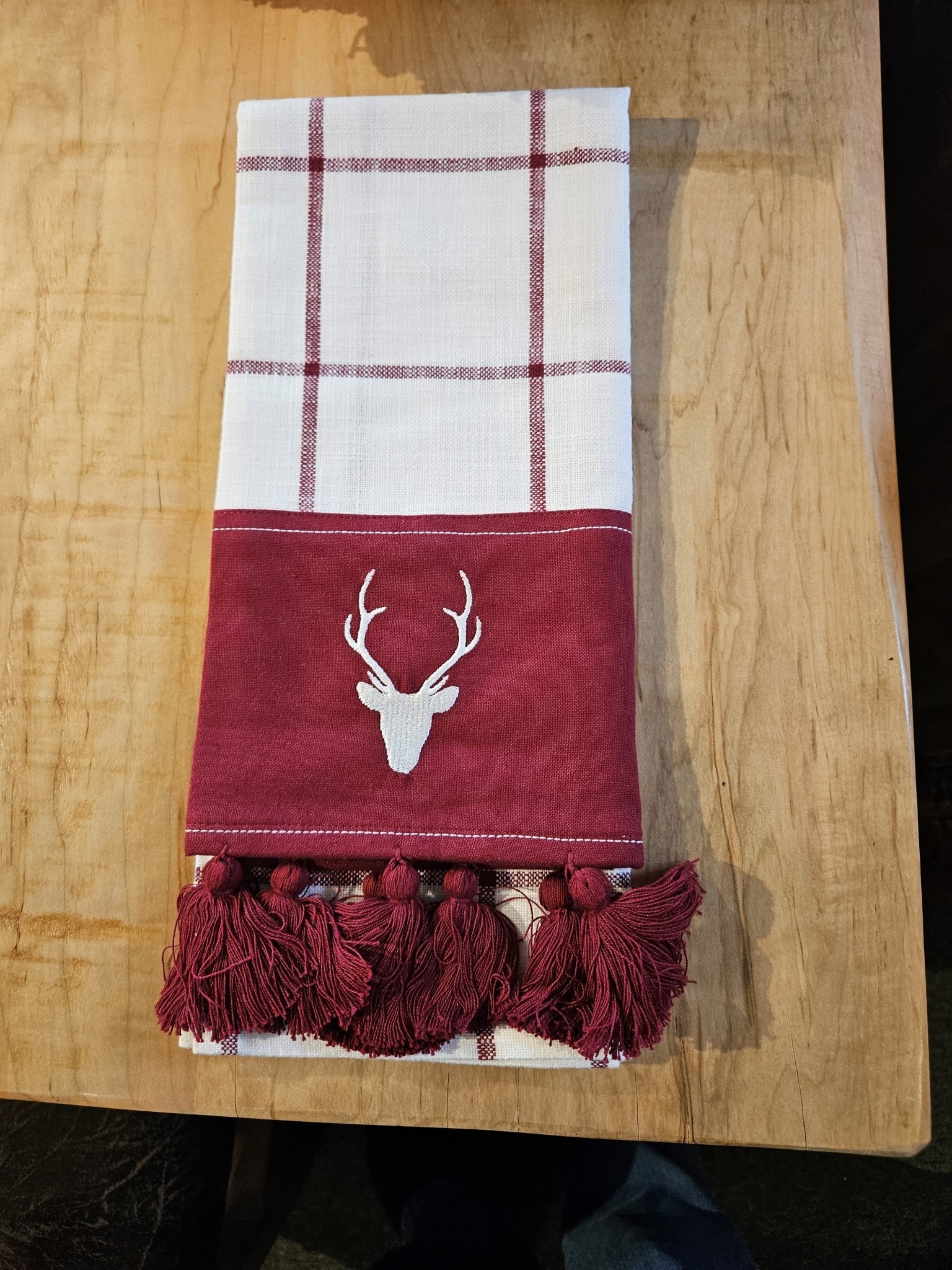 Park Design Reindeer Christmas Cheer Dishtowel