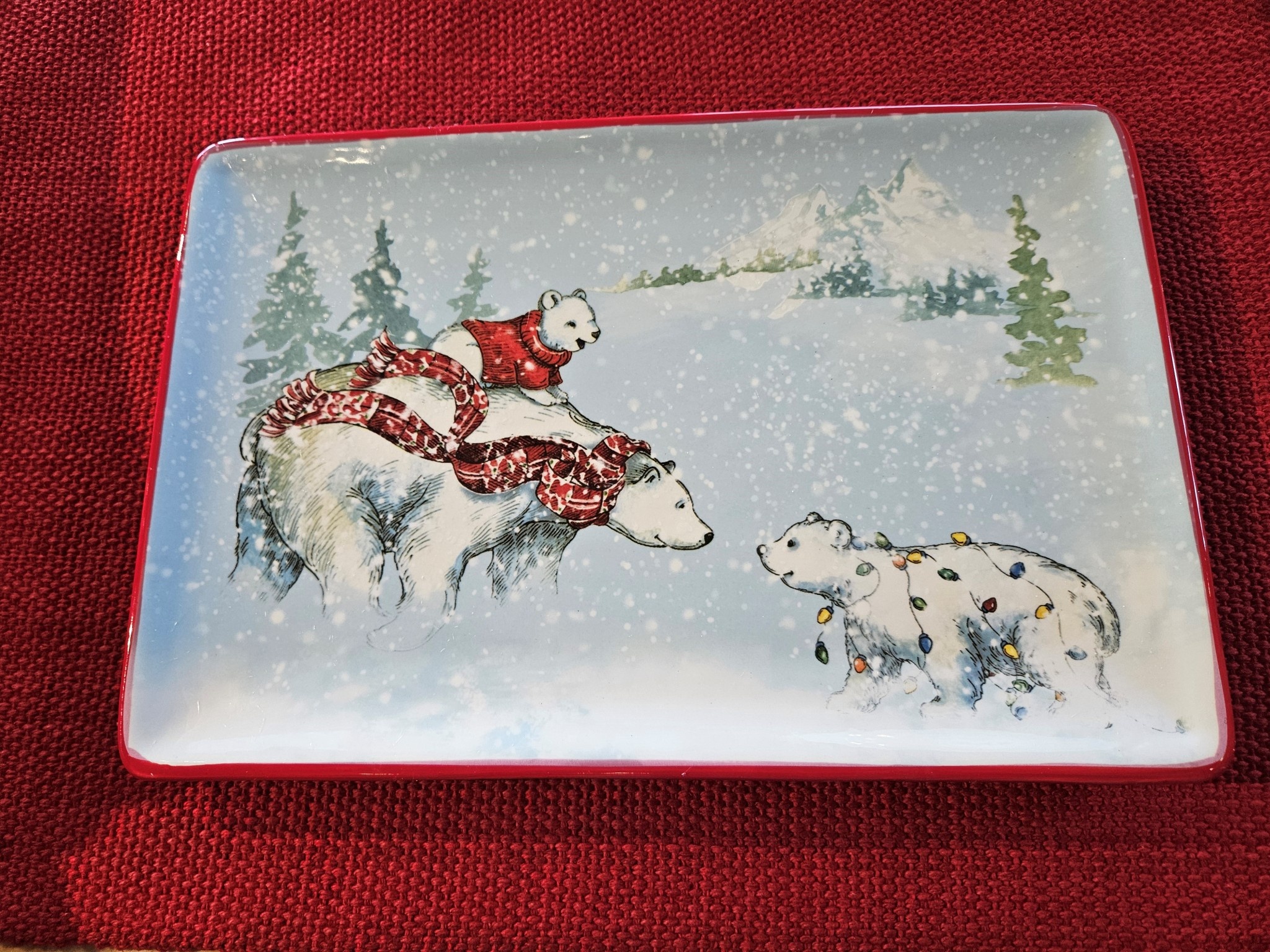 Park Design Polar Bear Platter