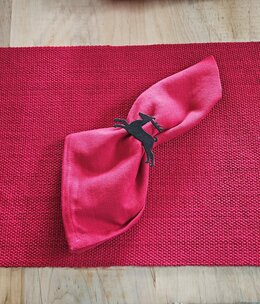 Park Design Red Casual Classic Napkin