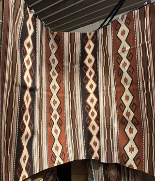 Co-Escalante Zapotec "Ganchos Tierra" Rug 6.5x10 ER12072