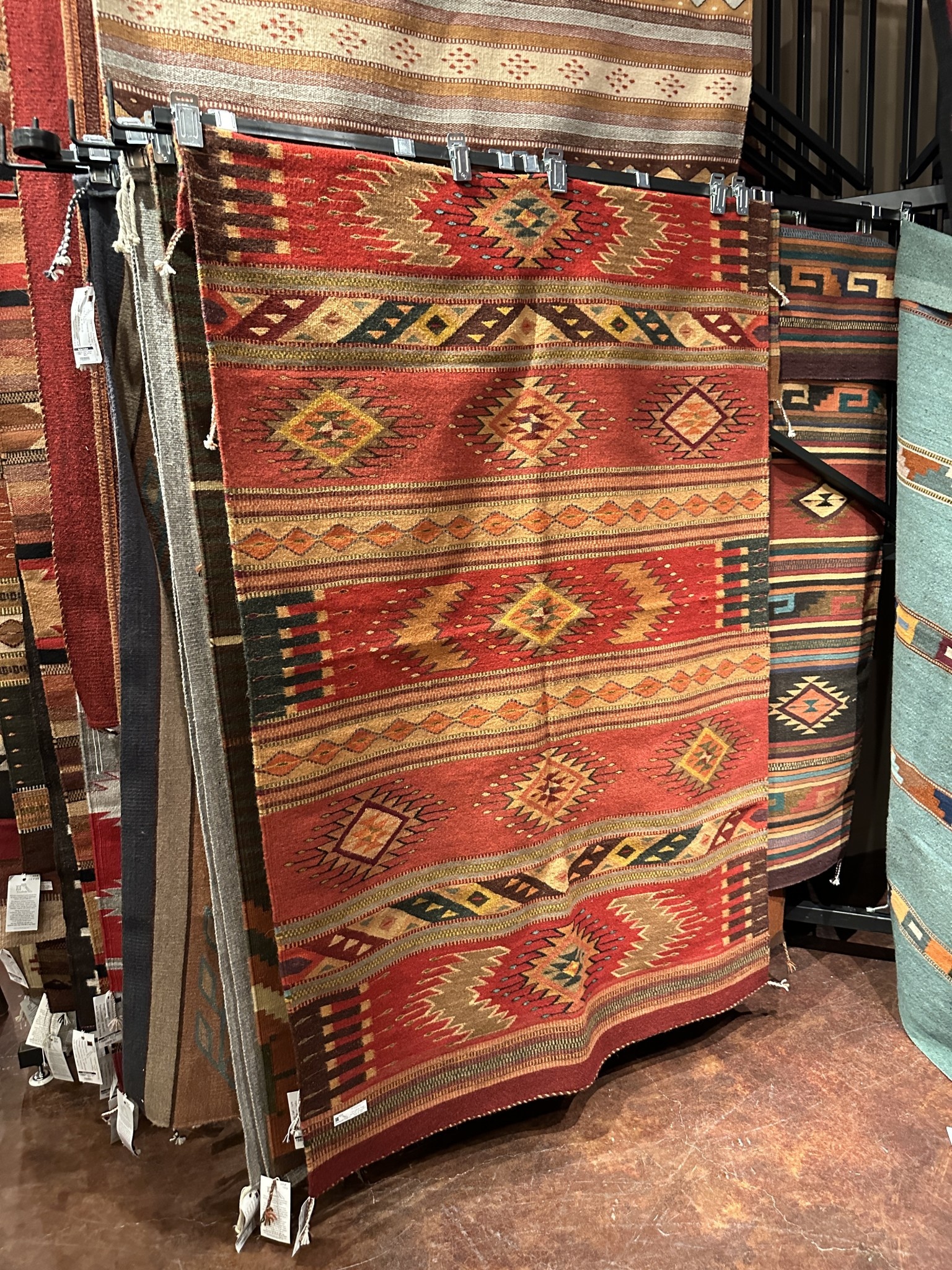 Co-Escalante Zapotec "Seven Jewels" 4'x6.5' Rug, ER13206