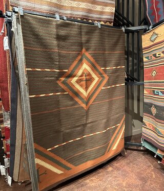 Co-Escalante Zapotec "Five Crosses" Rug 5x8 ER1126