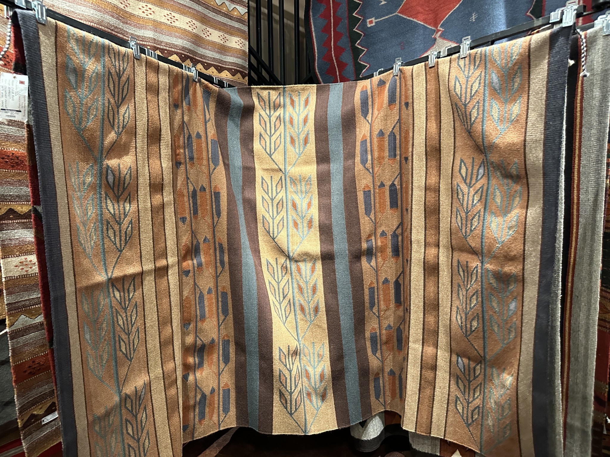Co-Escalante Zapotec "Feathers Trigo" Rug 6x9 ER8948