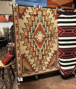 Co-Escalante Zapotec "Two Grey Hills" Rug 4.6 ER0601