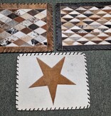 Gaucho Cowhide Placemat Rectangle or 16" Round