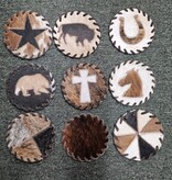 Gaucho Cowhide Coaster