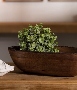 Melrose Wood Bowl 15x10x4 ****